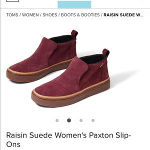 Toms suede shoes